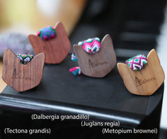 Llavero de maderas preciosas y pulsera de Chiapas, Llavero de maderas recicladas y cinta tejida a mano, Pulsera chiapaneca y madera vintage - SalvoraShop