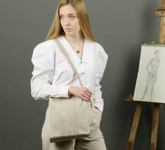 Bolsos artesanales de telar de pedal con madera exótica vintage - SalvoraShop