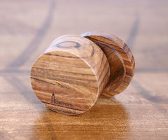 Joyero de arte en madera preciosa vintage, Caja alhajero de una pieza - SalvoraShop