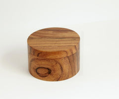 Joyero de arte en madera preciosa vintage, Caja alhajero de una pieza - SalvoraShop